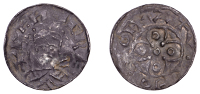 Henry I (1100-1135), Penny, Annulets and Piles type [BMC IV], Northampton, uncertain moneyer, so[–] on hatv,...
