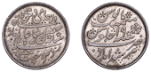 India, EIC: Bengal Presidency, Half-Rupee, in the name of Shah Alam II, AH 1204 (c. 1793-1818), Murshidabad, edge...
