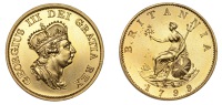 George III (1760-1820), Soho Mint, Birmingham, Restrike Pattern Halfpenny, 1799, by W.J. Taylor after C.H. Küchler,...