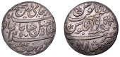 India, EIC: Bengal Presidency, Rupee, in the name of Shah Alam II, yr 19 (1793), edge grained, Calcutta (Prid. 157;...