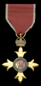 The Most Excellent Order of the British Empire, O.B.E., (Civil) Officer’s 2nd type, breast badge, silver-gilt, in...