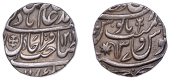 India, EIC: Bengal Presidency, Rupee, in the name of Shah Alam II, AH 1216/37 (1801), Bareli (Bareilly), 11.12g/6h...