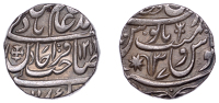 India, EIC: Bengal Presidency, Rupee, in the name of Shah Alam II, AH 1216/37 (1801), Bareli (Bareilly), 11.12g/6h...