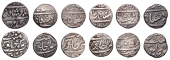 India, EIC: Madras Presidency, Rupee, in the name of Muhammad Shah, AH 1133/3 (1721), Chinapatan, 11.18g/2h (cf....