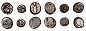 India, EIC: Madras Presidency, Double or 2 Fanams (2), undated (c. 1764-1807), Madras, 1.85g, 1.76g (Prid. 18;...