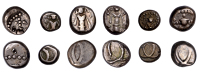 India, EIC: Madras Presidency, Double or 2 Fanams (2), undated (c. 1764-1807), Madras, 1.85g, 1.76g (Prid. 18;...