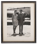 Royal Interest: Two signed photographs of Princess Alexandra of Kent, The Honourable Lady Ogilvy and Sir Angus...