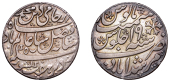 India, EIC: Bengal Presidency, Rupee, in the name of Shah Alam II, yr 19 (1793), edge grained, Calcutta (Prid. 166;...