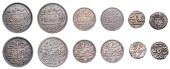 India, EIC: Bombay Presidency, Half-Rupee, in the name of Shah Alam II, AH 1215/46, Bombay (Prid. 288; Stevens 5.11;...