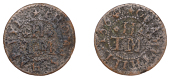 BEDFORDSHIRE, Ampthill, Thomas Harvye, Farthing, 1664, 0.55g/9h (GO 1A; N 1; D 1A). Fine	 £30-£40