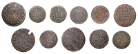 BEDFORDSHIRE, Bedford, Anthony Boulton, Halfpence, 1667 (2), 1.44g/6h (GO 5; N 5; BW. 5), 1.09g/9h (GO 6, this...