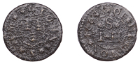 BEDFORDSHIRE, Clifton, John Samm, Farthing, 1664, 0.86g/12h (GO 28; N 22; BW. 28). Fair	 £15-£25