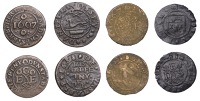 BEDFORDSHIRE, Dunstable, Edward Chester, Halfpenny, 1667, 2.15g/6h (GO 36; N 26; BW. 36); Daniell Finch, Halfpenny,...