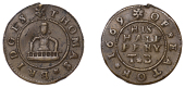 BEDFORDSHIRE, Eaton Bray, Thomas Bridges, Halfpenny, 1669, 2.00g/12h (GO 43A; N 31; D 43A). About very fine	 £40-£50