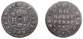 BEDFORDSHIRE, Husbourne Crawley, Edmund Greene, Halfpenny, 1668, 1.40g/9h (GO 58; N 33; BW. 58). About fine	...