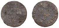 BEDFORDSHIRE, Langford, Overseers, Halfpenny, 1668, 1.80g/3h (GO 60; N 35; BW. 60). Mediocre	 £10-£15