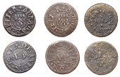 BEDFORDSHIRE, Luton, Abraham Peeter, Farthings, 1653 (2), 1.24g/6h (GO 71.4; N –; BW. 71), 0.89g/8h (GO 72; N –;...