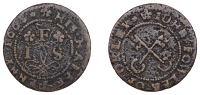 BEDFORDSHIRE, Oakley, John Fowler, Halfpenny, 1668, 2.04g/9h (GO 77; N 40; BW. 77). About fine	 £20-£30
