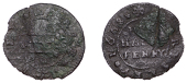 BEDFORDSHIRE, Riseley, Mary Earle, Halfpenny, 1668, 0.83g/6h (GO 83A; N 45; D 83A). Surface deposits, mediocre	 £5-£10