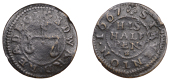 BEDFORDSHIRE, Stevington, Edward Reade, Halfpenny, 1667, 1.59g/9h (GO 95; N 828; BW. 95). About fine, scarce	 £40-£60