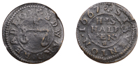 BEDFORDSHIRE, Stevington, Edward Reade, Halfpenny, 1667, 1.59g/9h (GO 95; N 828; BW. 95). About fine, scarce	 £40-£60