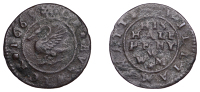 NORTHAMPTONSHIRE, Bulwick, William Watts, Halfpenny, 1669, 1.30g/12h (W 14; N 3372; BW. 15). About fine	 £20-£30