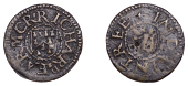 NORTHAMPTONSHIRE, Daventry, Richard Farmor, Farthing, 0.91g/12h (W 17; N 3374; BW. 19). Obverse fine, reverse nearly...