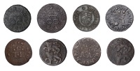 NORTHAMPTONSHIRE, Northampton, Borough, [William] S[elby] and [Richard] R[ands], Farthings (2), 0.91g/6h (W 60; N...