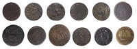 NORTHAMPTONSHIRE, Oundle, Overseers, Halfpence (2), undated, 1.51g/12h (W 81; N 3416; BW. 88), 1669, 2.16g/12h (W...