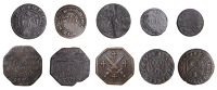 NORTHAMPTONSHIRE, Peterborough, Overseers, octagonal Halfpenny, 2.64g/6h (W 102; N 3430; BW. 104); Bailiff,...