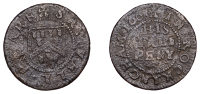 NORTHAMPTONSHIRE, Rockingham, Samuell Peake, Halfpenny, 1668, 1.75g/9h (W 139; N 3454; BW. 142). Fair, rare	...