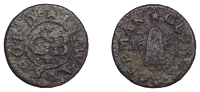 NORTHAMPTONSHIRE, Wansford, George Boseman, Farthing, 1663, 1.01g/6h (W 166; N 3476; BW. 173). Mediocre	 
	£10-£15