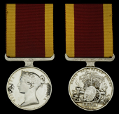 China 1842 (William Hall, H.M.S. Cornwallis.) fitted with replacement straight bar suspension, obverse brooch marks...