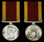 China 1842 (William Hall, H.M.S. Cornwallis.) fitted with replacement straight bar suspension, obverse brooch marks...