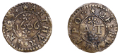Barripper, Arthur Try, Farthing, 1666, 0.72g/9h (Scotney, TCSB 9, 1, p.28; N –; D 3B). Some weakness, otherwise...