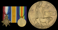 Pair: Private W. O. Roberts, Royal Welsh Fusiliers, who died of wounds on the Western Front on 28 May 1916

1914...