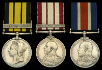 Three: Petty Officer T. L. Kirkland, Royal Navy 

East and West Africa 1887-1900, 1 clasp, Benin 1897 (170934 T....