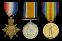 Three: Lance-Corporal W. Griffiths, 16th Battalion, Australian Imperial Forces, who was killed in action on the...