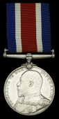 Naval Good Shooting Medal, E.VII.R. (R.M.A. 6881 Gnr. H. Trowell, H.M.S. Cornwallis. 1904. 12 Pr. Q.F.) good very...