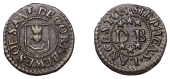 Launceston, Degory Bewes, Farthing, 0.75g/3h (N 567; BW. 22). Very fine, rare	 £180-£220