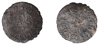 Launceston, Andrewe Sheare, Farthing, 1667, 0.68g/12h (N 545; D 25A). Mediocre, extremely rare	 £80-£100