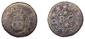 Liskeard, Benjamin Chapman, Farthing, 1.17g/12h (N 546; BW. 26). Obverse worn, reverse fair, rare	 £60-£80