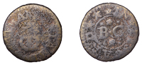 Liskeard, Benjamin Chapman, Farthing, 1.17g/12h (N 546; BW. 26). Obverse worn, reverse fair, rare	 £60-£80