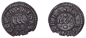 Liskeard, Henry Hellyar, Farthing, 1668, 0.71g/12h (N –; D 31B). Edge chipped, otherwise very fine, extremely...