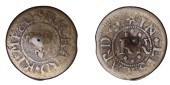 Liskeard, Richard Kemp, Farthing, [16]60, 1.22g/12h (N 548; BW. 32). Centrally pierced, about fine, rare	 £80-£100