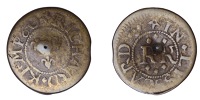 Liskeard, Richard Kemp, Farthing, [16]60, 1.22g/12h (N 548; BW. 32). Centrally pierced, about fine, rare	 £80-£100