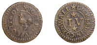 Liskeard, Joseph Upcott, Farthing, 0.94g/6h (N –; D 32A). Obverse good fine, reverse very fine, extremely rare	...