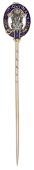 Royal Interest: An Edward Prince of Wales (later King Edward VIII) Royal Presentation stickpin, the terminal with...