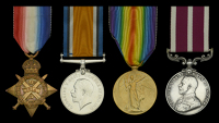 Four: Sergeant G. Bracken, Royal Welsh Fusiliers

1914 Star (9777 Pte. G. Bracken. 2/R. W. Fus.); British War...