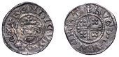 Henry II (1154-1189), Short Cross coinage, Penny, Class Ib2, Northampton, Hugo, hvgo . on . norht, portrait punched...